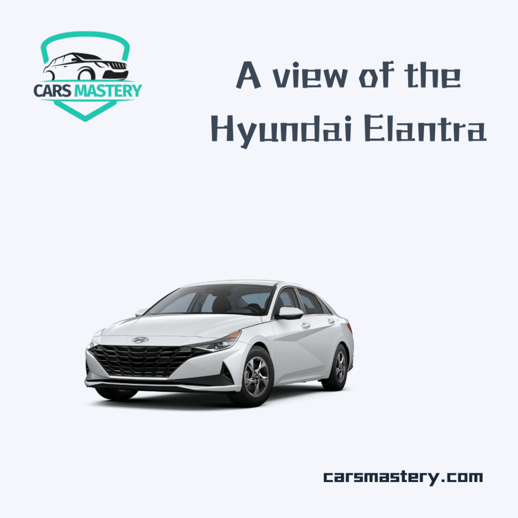 A view of Hyundai Elantra