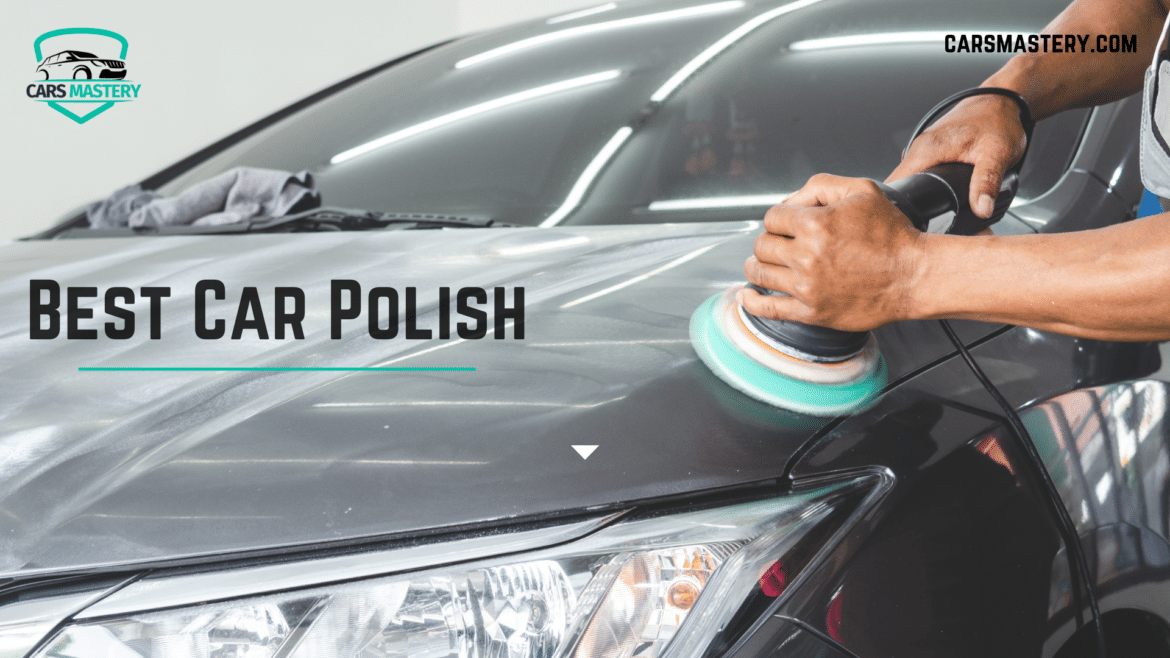 A view of a car being polished A view of a car being polished