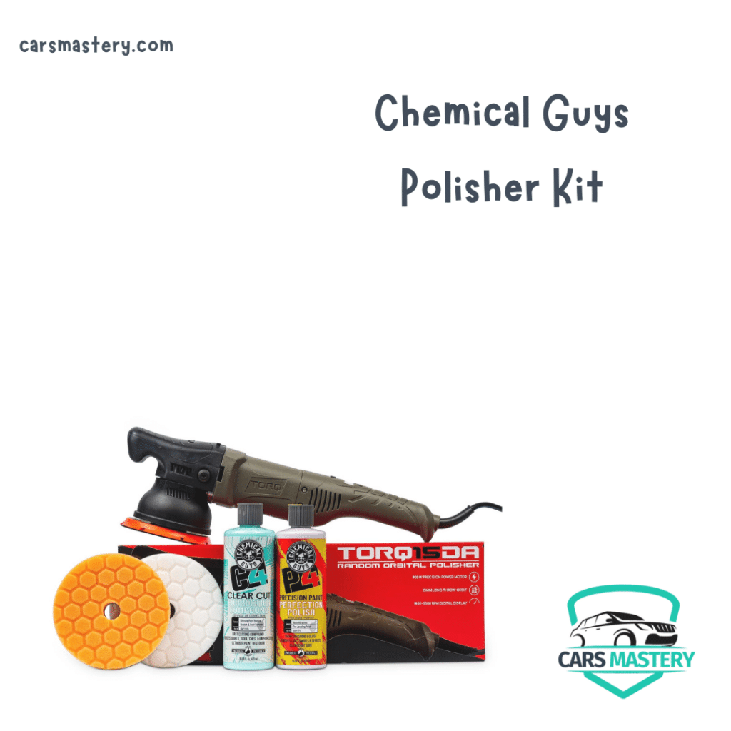 A view of the Chemical Guys Polisher Kit