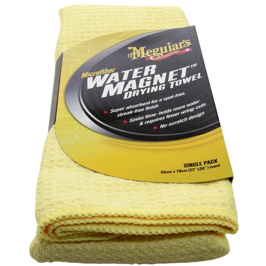 A view of yellow Meguiar’s X Water Magnet Car Towel 