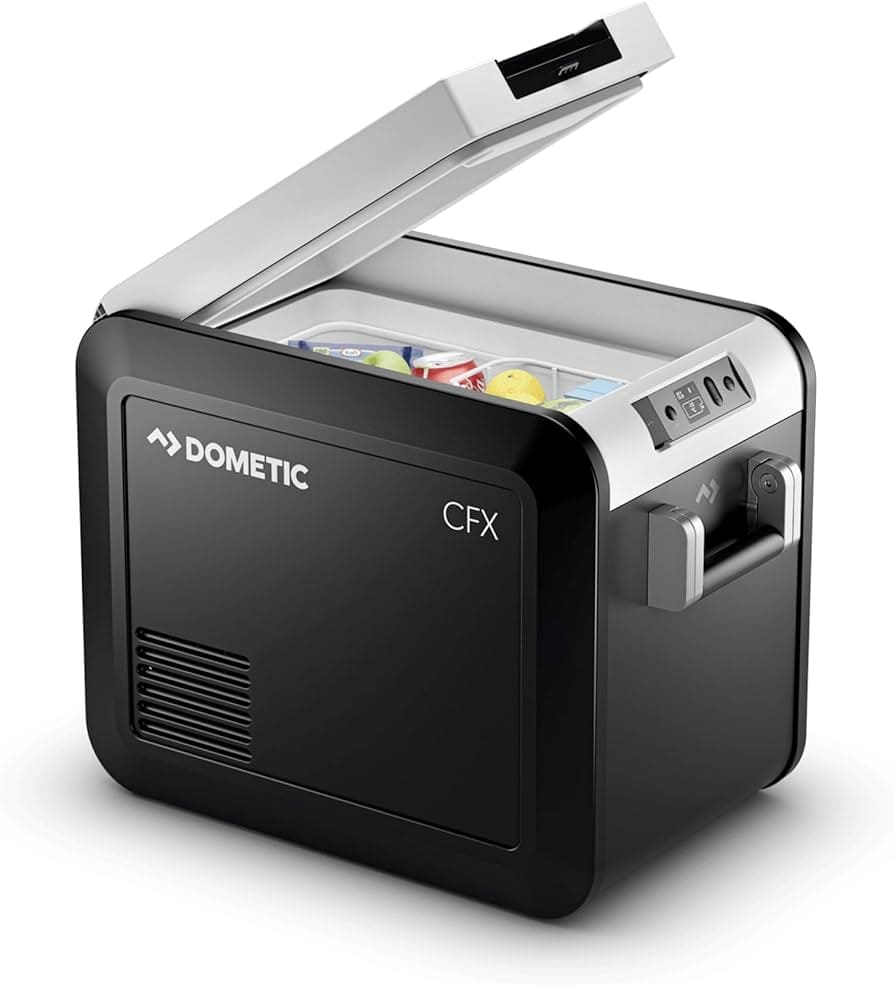 A view of the dometic cfx cooler for cars