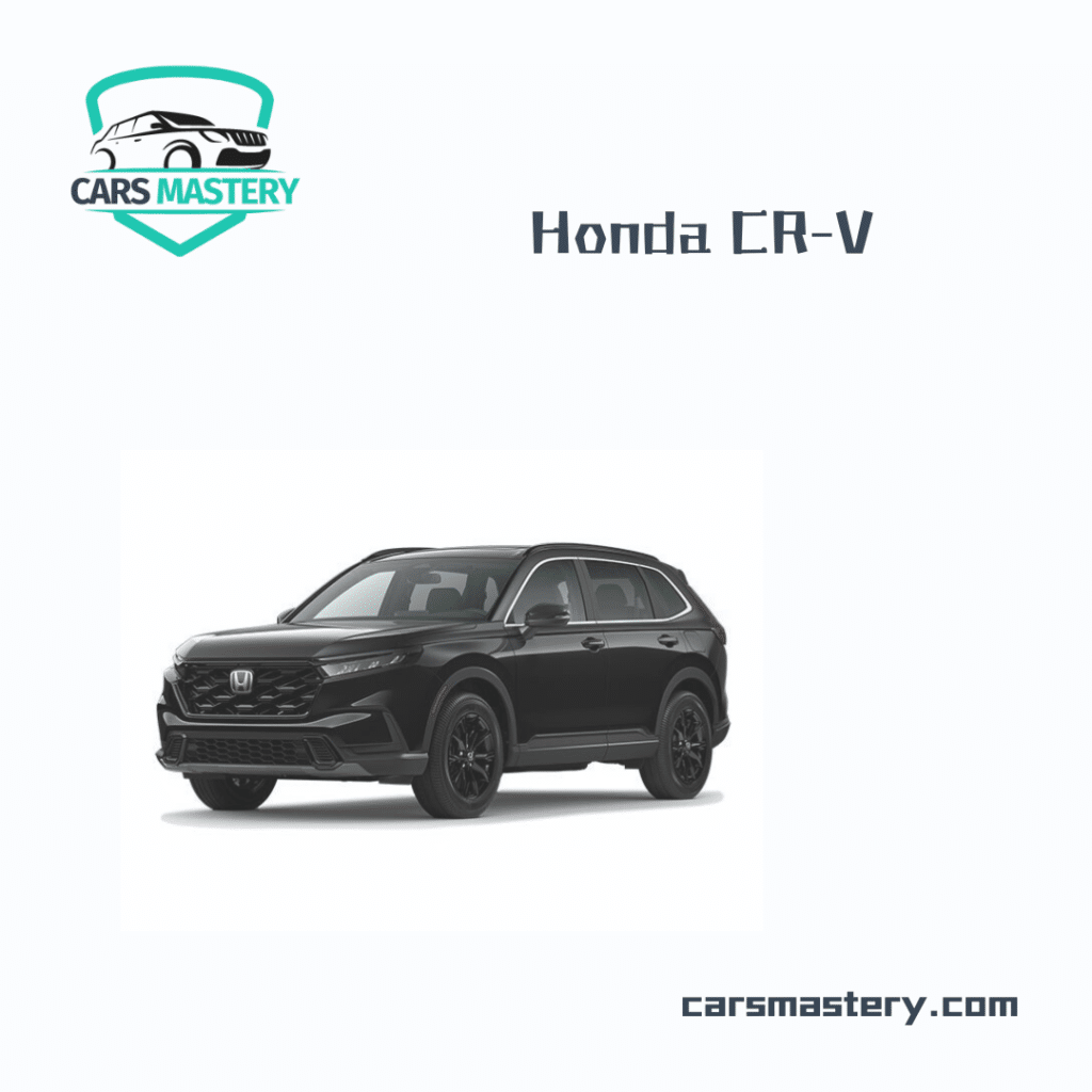 A view of the Honda CR V 