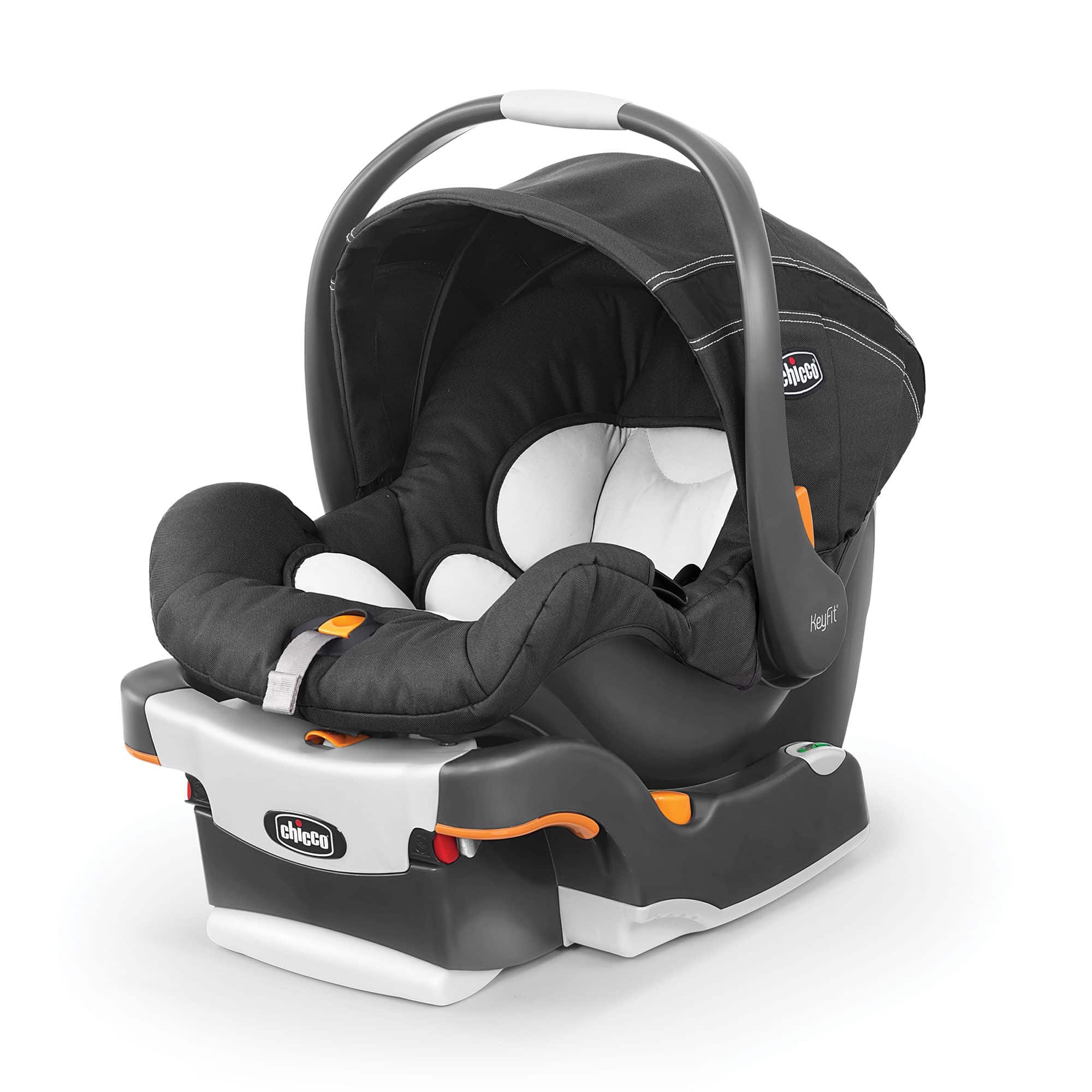 A view of a chicco key fit car seat