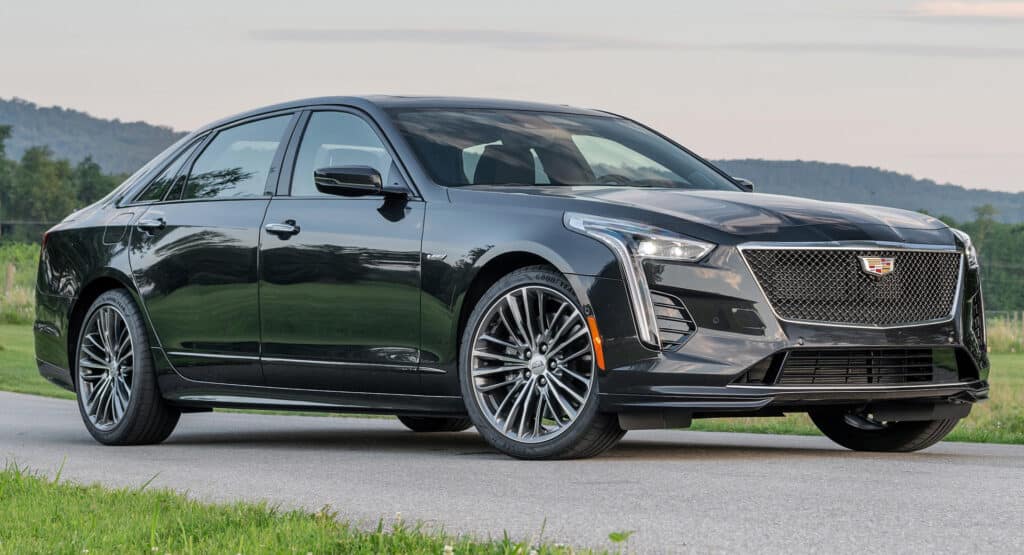 A view of a black Cadillac Car CT