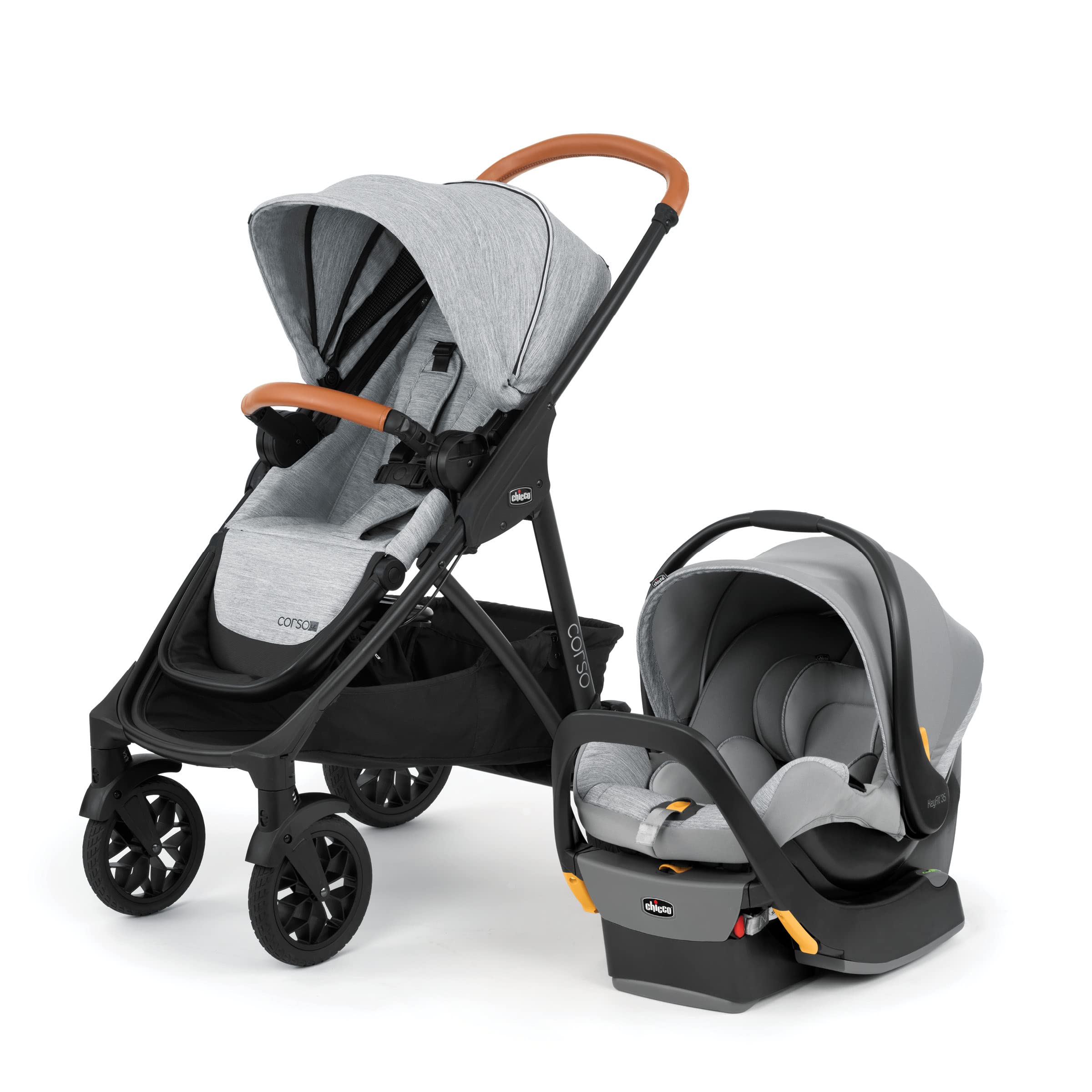 A view of the Chicco KeyFit 35 Car Seat Stroller Combo