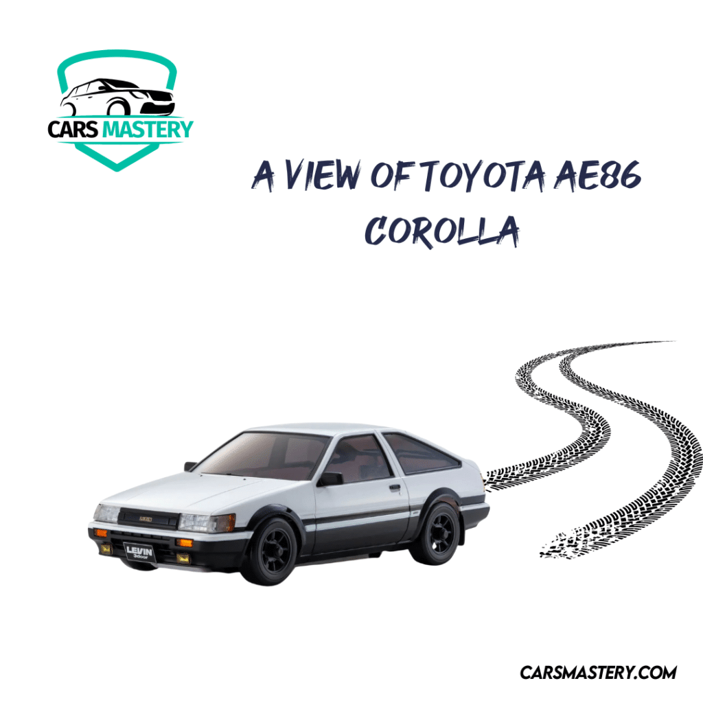 A view of a Toyota AE Corolla